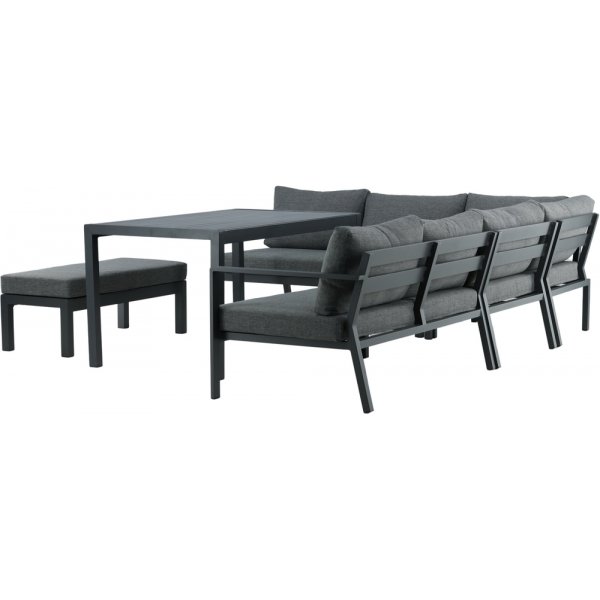 Ramos kulmasohvaryhmä - musta/harmaa Ramos kulmasohvaryhmä - musta/harmaa