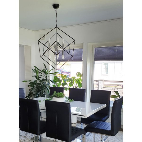 Cubes kattovalaisin - Musta/kromi Cubes kattovalaisin - Musta/kromi