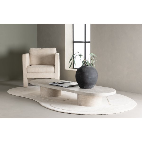 Sohvapyt Narvik 190 cm - Beige + Huonekalujen tahranpoistoaine