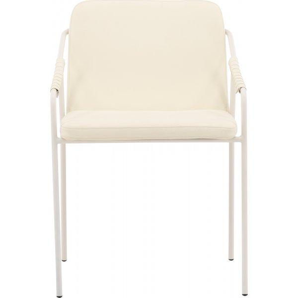 Kierretty ruokatuoli - beige