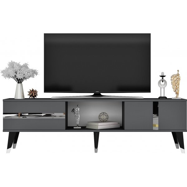 Vania TV-taso - Antrasiitti/hopea Vania TV-taso - Antrasiitti/hopea