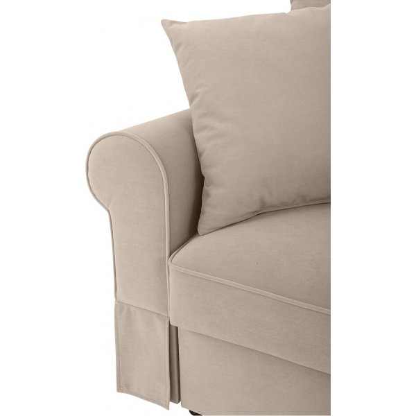 Zoya 3-istuttava vuodesohva - beige Zoya 3-istuttava vuodesohva - beige