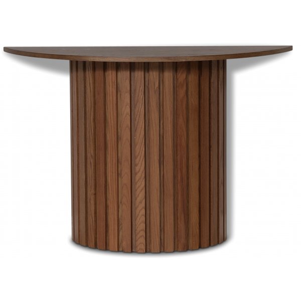 PiPi-konsolipöydän puolikuu - pähkinä PiPi-konsolipöydän puolikuu - pähkinä