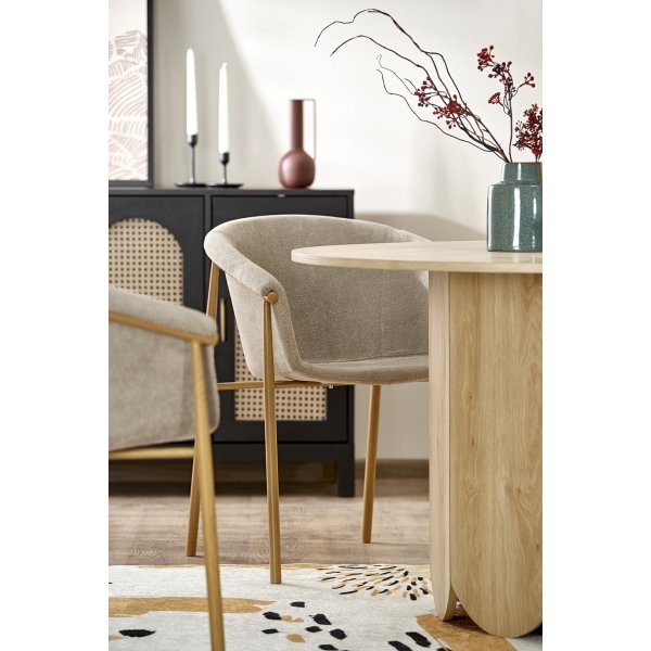 Hugo pyöreä ruokapöytä Ø120 cm - Tammi Hugo pyöreä ruokapöytä Ø120 cm - Tammi