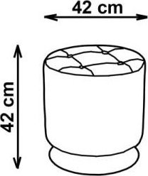 Taste-rahi - Musta PU / Kromi
