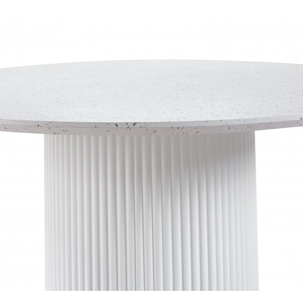Sandö ruokapöytä Ø120 cm - Valkoinen / Terzzo Sandö ruokapöytä Ø120 cm - Valkoinen / Terzzo