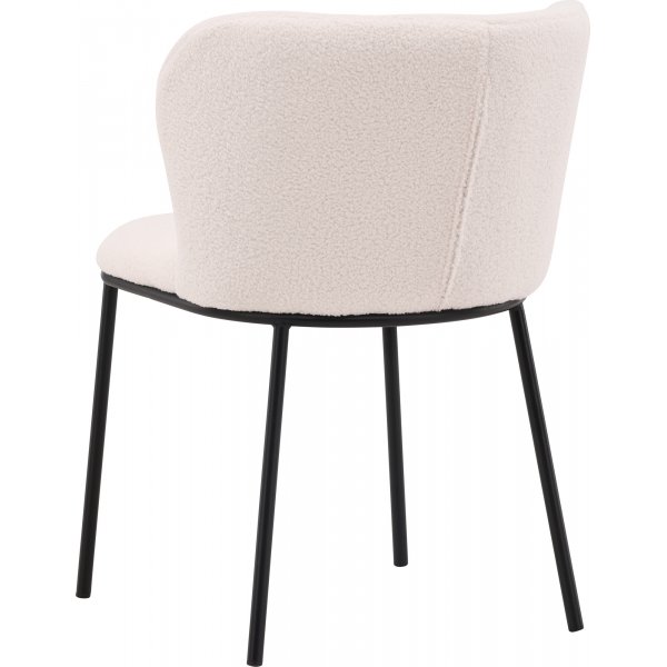 Edina ruokatuoli - Musta/valkoinen Edina ruokatuoli - Musta/valkoinen