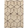 Petrus kylpyhuonematto 60x90 cm - Beige/tummanruskea