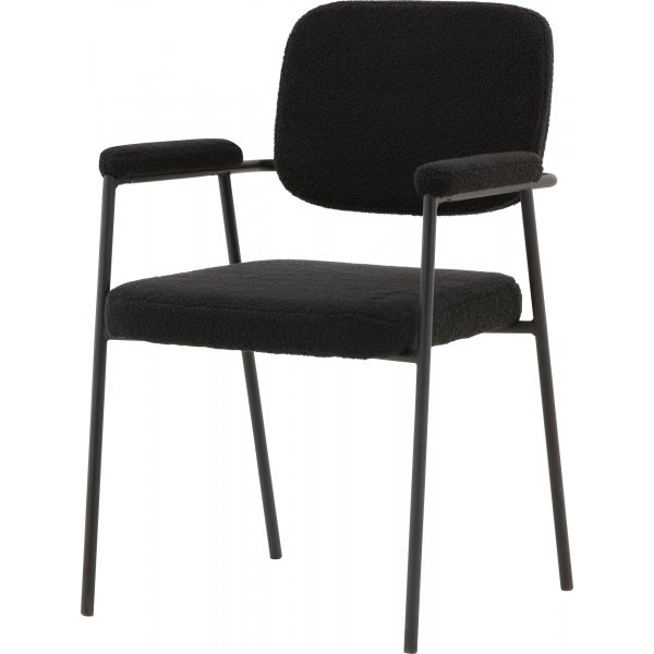 Eilen ruokatuoli - musta boucle