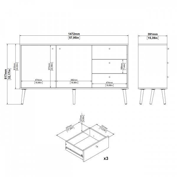 Bodo-senkki, 2 ovea + 3 laatikkoa