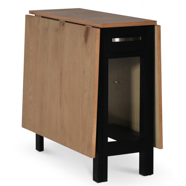 Taittopöytä musta / tammi - Fårö Taittopöytä musta / tammi - Fårö