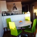 Asiakaskuva Ibiza- ruokapöytä 110cm halkaisija - Valkoinen / Kromi