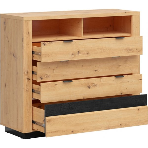 Ostia lipasto - Artisan tammi/musta tammi Ostia lipasto - Artisan tammi/musta tammi