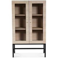 Carl-vitriinikaappi (Highboard) - Whitewash tammi Carl-vitriinikaappi (Highboard) - Whitewash tammi