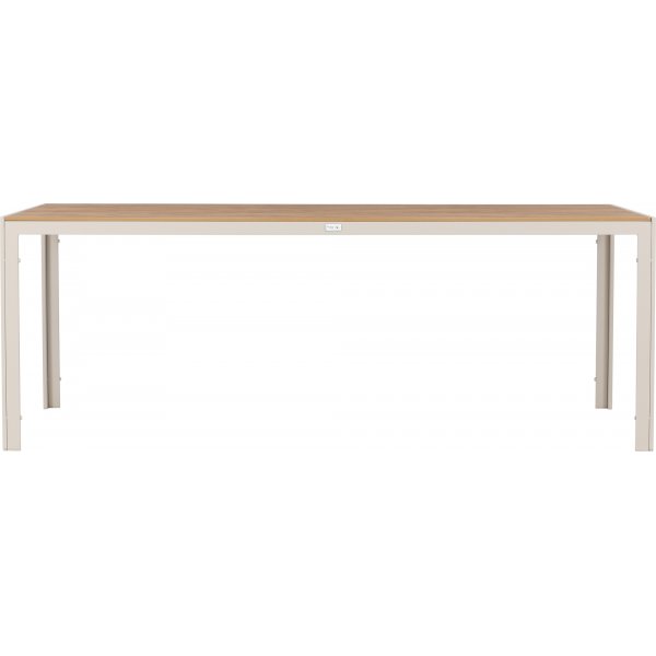 Ruokailuryhmä; 6 tuolia ja ruokapöytä 205 x 90 cm beige - Copacabana Ruokailuryhmä; 6 tuolia ja ruokapöytä 205 x 90 cm beige - Copacabana