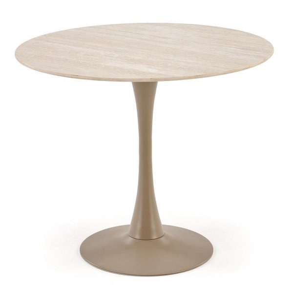 Ruokapyt pyre 90 cm beige travertiini