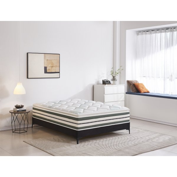 Patja, jossa on sisäänrakennettu sijauspatja - Pocket-järjestelmä 5-vyöhykkeinen Patja, jossa on sisäänrakennettu sijauspatja - Pocket-järjestelmä 5-vyöhykkeinen