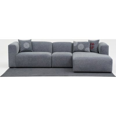 Linden divaani sohva oikea - harmaa