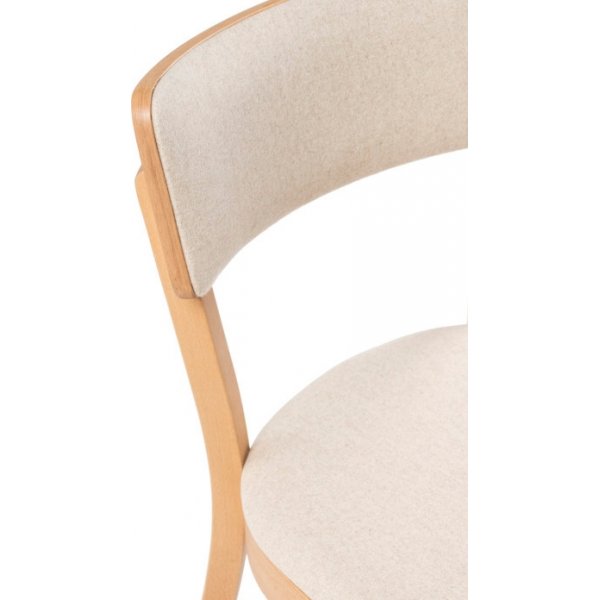 Kiinteä ruokatuoli - Valinnainen rungon ja verhoilun väri Kiinteä ruokatuoli - Valinnainen rungon ja verhoilun väri