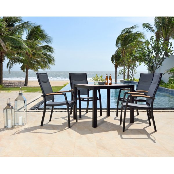 Panama ruokailuryhm 1 - musta/tiikki