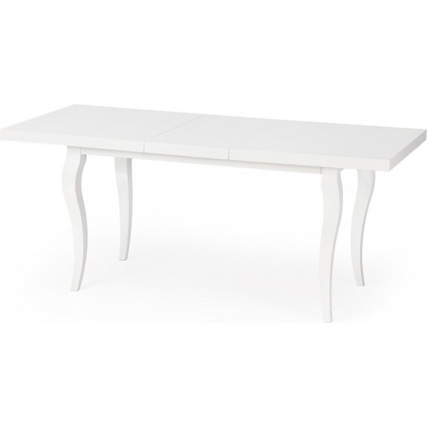 Jatkettava Lorens-ruokapöytä 160-240 cm - Kiiltävä valkoinen Jatkettava Lorens-ruokapöytä 160-240 cm - Kiiltävä valkoinen