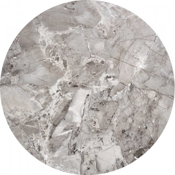 Flamingo sohvapöytä Ø60 cm - Harmaa marmori/musta Flamingo sohvapöytä Ø60 cm - Harmaa marmori/musta