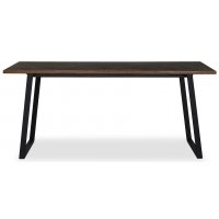 Edge ruokapöytä 140x90 - Ruskeavärinen kalanruoto Edge ruokapöytä 140x90 - Ruskeavärinen kalanruoto