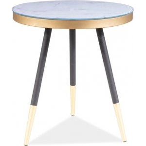 Vega sivupöytä Ø45 cm - Valkoinen Vega sivupöytä Ø45 cm - Valkoinen