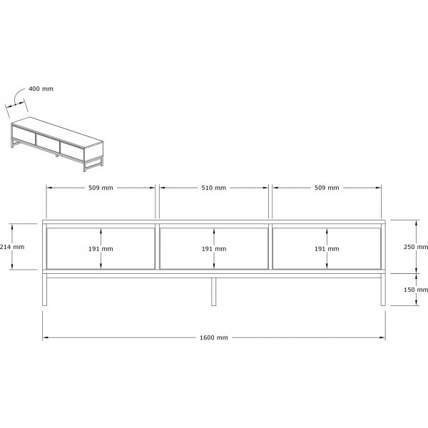 Sahra mediapenkki - Monivärinen Sahra mediapenkki - Monivärinen
