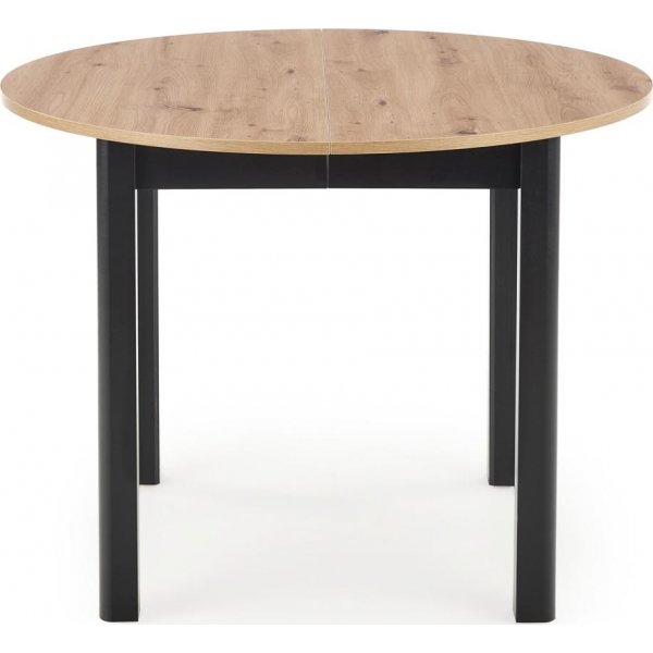 Jatkettava ruokap�yt� 102-142 cm tammi/musta