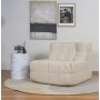 Nojatuoli beige sametti - Vera
