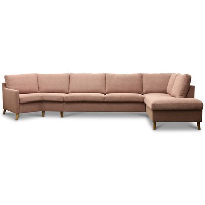 Stream 3-istuttava sohva, avoin divaanipty ja vasemmalla maksikulma - Valinnainen vri