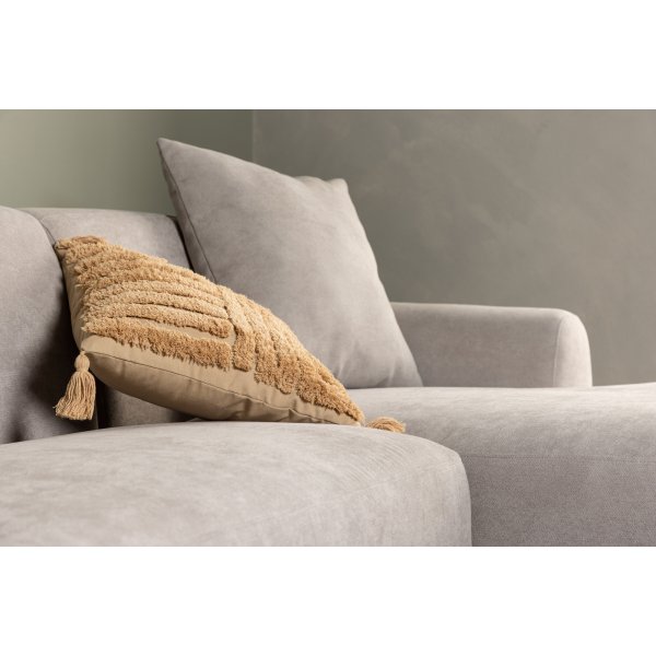 Viskan divaani sohva - musta/vaaleanharmaa