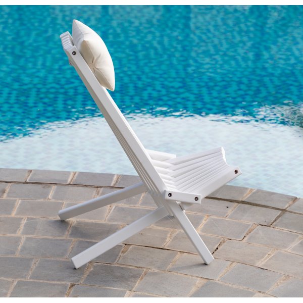 Calcutta-tuoli - Valkoinen + Huonekalujen tekstiilien puhdistus