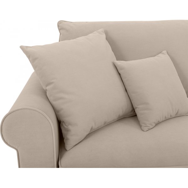 Zoya 3-istuttava vuodesohva - beige Zoya 3-istuttava vuodesohva - beige