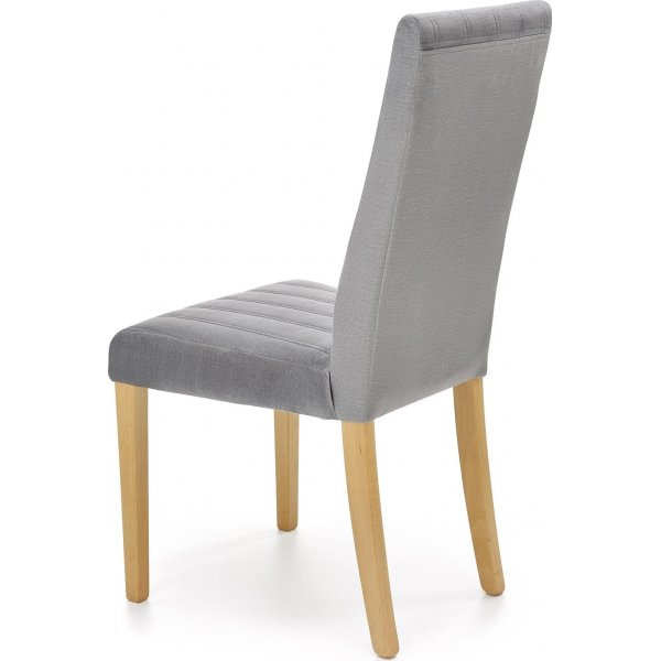 Tuoli Heather - Harmaa samettia & puuta Tuoli Heather - Harmaa samettia & puuta