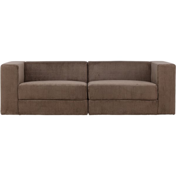 Lumi 3-istuttava sohva - Ruskea pellava Lumi 3-istuttava sohva - Ruskea pellava