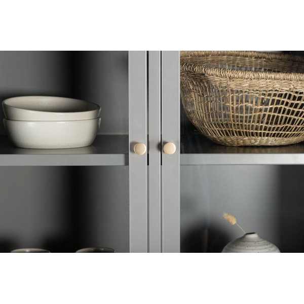 Torsnäsin lasikaappi - Vaaleanharmaa Torsnäsin lasikaappi - Vaaleanharmaa