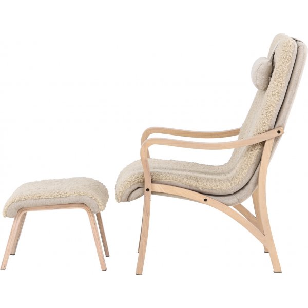 Fårö lepotuoli - ruskea Fårö lepotuoli - ruskea