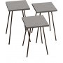 Luiz-pyt 29 x 29 cm - Harmaa/musta