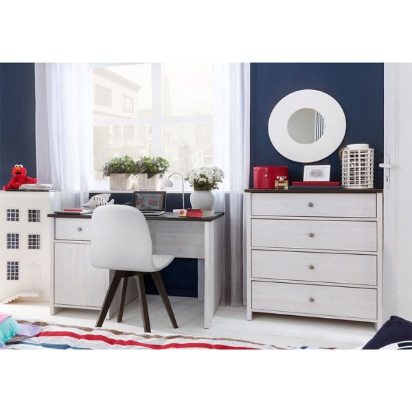 Salvador-kirjoituspyt - Valkoinen/musta + Huonekalujen tekstiilien puhdistus