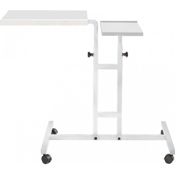 Glen kannettavan tietokoneen pöytä 67x45,5 cm - Valkoinen (pyörillä) Glen kannettavan tietokoneen pöytä 67x45,5 cm - Valkoinen (pyörillä)