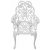 Alfon Caf -tuoli valettua alumiinia - valkoinen + Huonekalujen hoitosarja tekstiileille