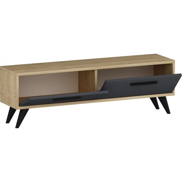 Melisa mediapenkki - Sapphire tammi/antrasiitti Melisa mediapenkki - Sapphire tammi/antrasiitti