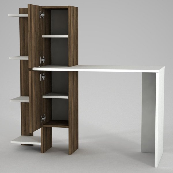 Gina kirjoituspyt 90x45 cm - Valkoinen/phkin