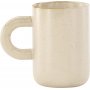 Aktiivinen kahvikuppi 7 cm - beige/musta