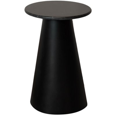 Lance-lamppupöytä k. 58,5 cm - Marmori (Musta) / Pelti