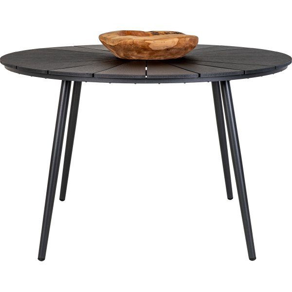 Atlanta ruokapöytä Ø120 cm - Musta Atlanta ruokapöytä Ø120 cm - Musta