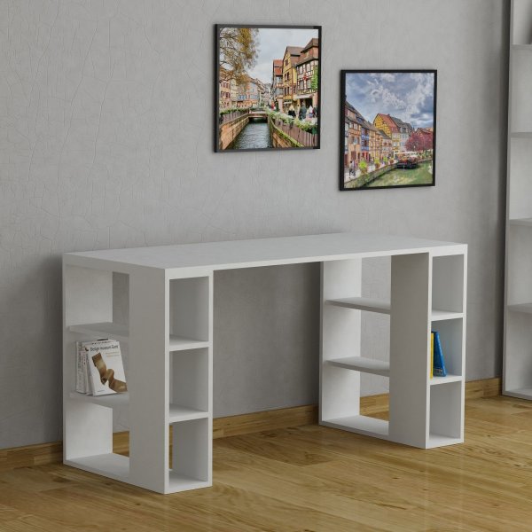 Colmar kirjoituspyt 140x60 cm - Valkoinen