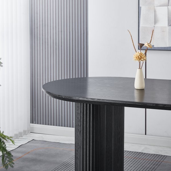 Callum ruokapöytä 180x90 cm - Mustaksi petsattu tammi Callum ruokapöytä 180x90 cm - Mustaksi petsattu tammi